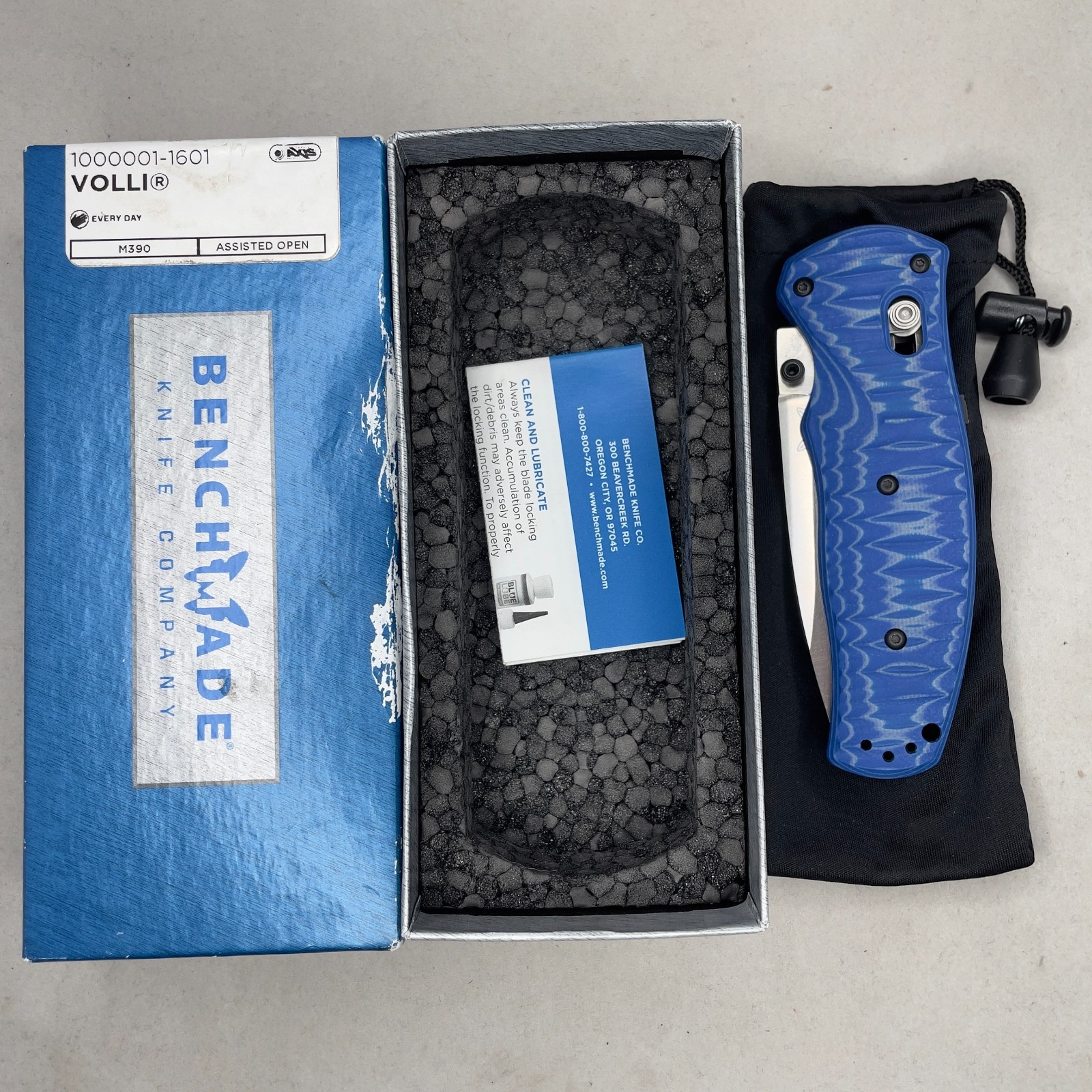 RARE Benchmade 1000001-1601 VOLLI M390 Bladeshow 2015 Exclusive NEW RARE Benchmade 1000001-1601 VOLLI M390 Bladeshow 2015 Exclusive NEW