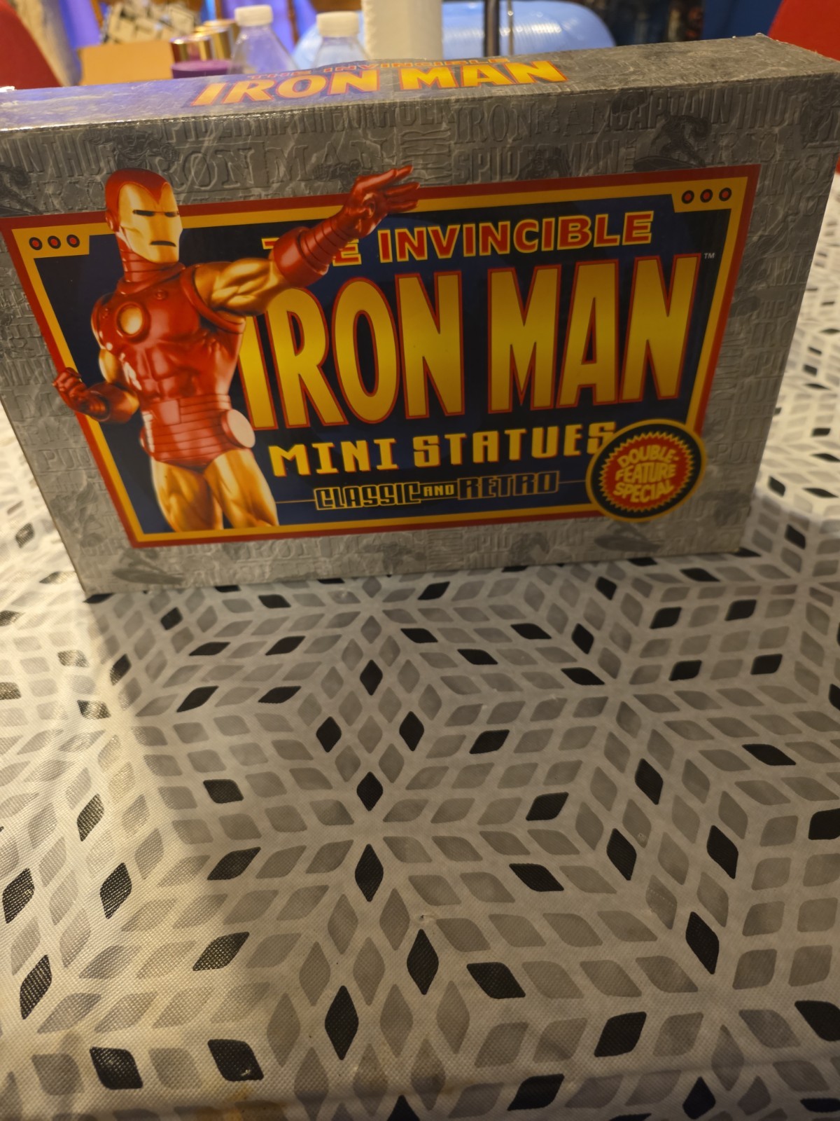 The Invincible Iron Man Mini Statues Classic And Retro 7” Tall/Bowen New 1796/5K