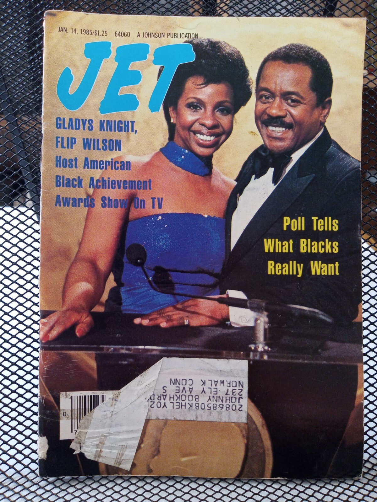 Gladys Knight Flip Wilson Racial Black Americana JET Magazine January 14, 1985