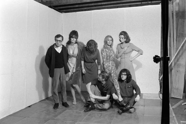 Paula Prentiss Romy Schneider Ursula Andress Capucine Woody Allen - Old Photo