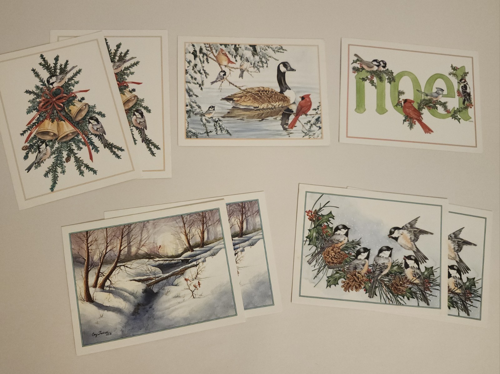 Vintage National Audubon Society Christmas Cards 1996 Unused Lot of 8 Birds Vintage National Audubon Society Christmas Cards 1996 Unused Lot of 8 Birds