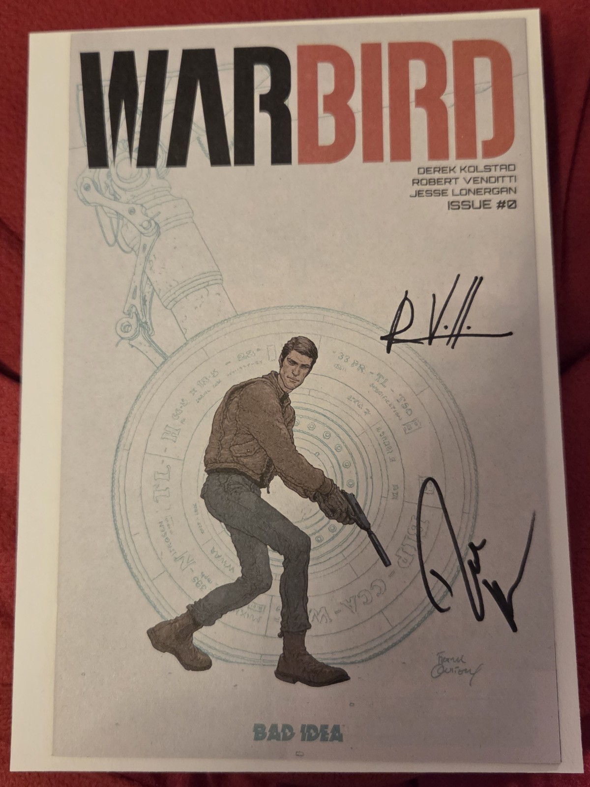 SDCC 2026 War Bird Bad Idea #0 Signed Derek Kolstad Robert Venditti Lot 2 SDCC 2026 War Bird Bad Idea #0 Signed Derek Kolstad Robert Venditti Lot 2