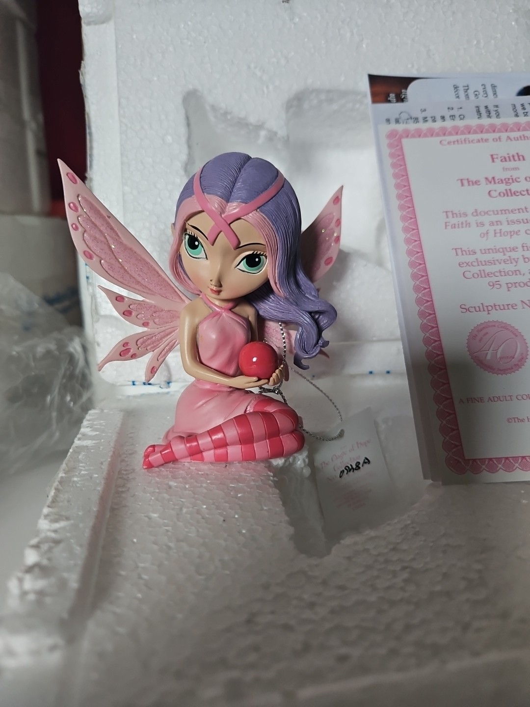Jasmine Becket Griffith The Magic of Hope Collection, Faith Fairy-Rare