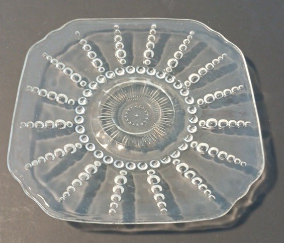 Vintage Columbia Bribble Federal Glass Co Clear 6