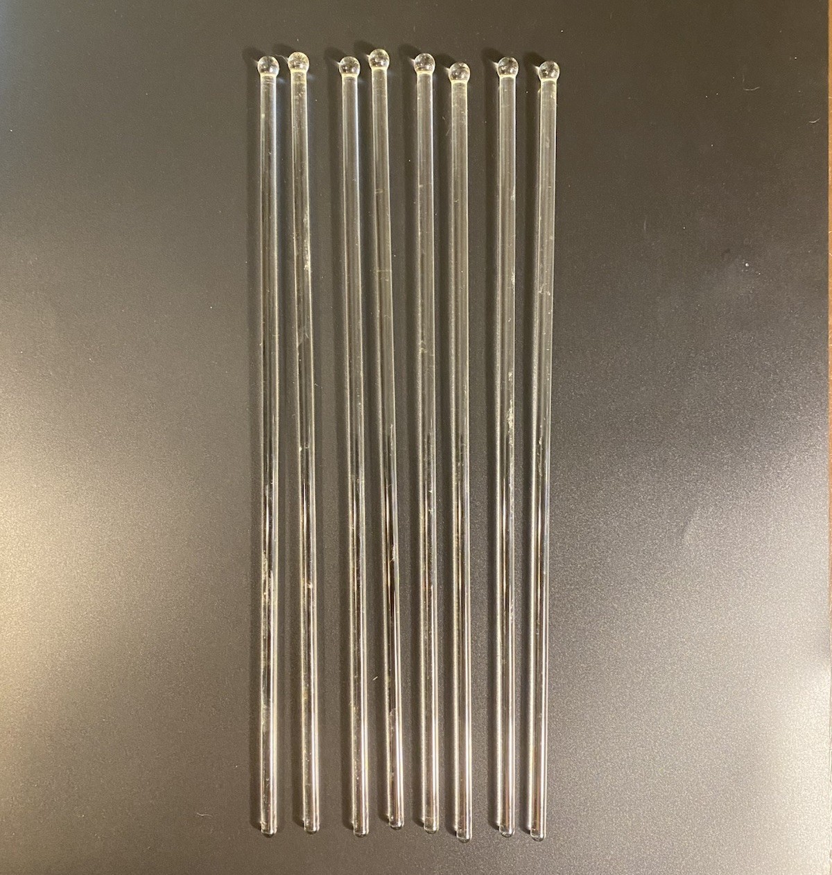 Vtg Mid Century Glass Sciolari Chandelier Replacement Rods Prisms 14.25\