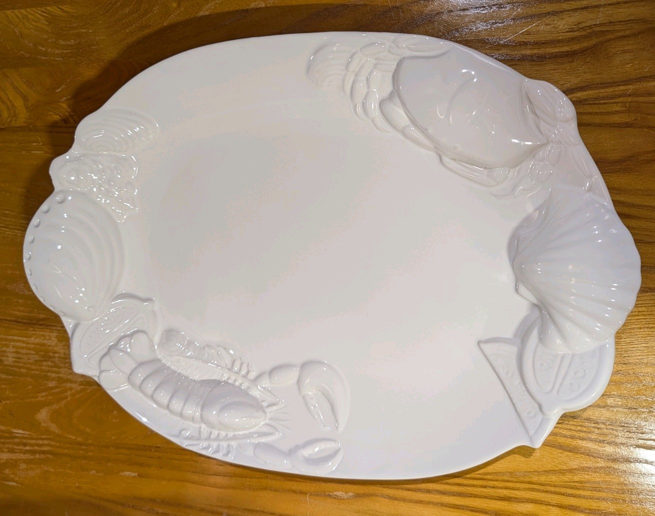 Vintage Studio Nova Raised Design Lobster & Crab Platter 18 1/2 x 13 1/2 Vintage Studio Nova Raised Design Lobster & Crab Platter 18 1/2 x 13 1/2