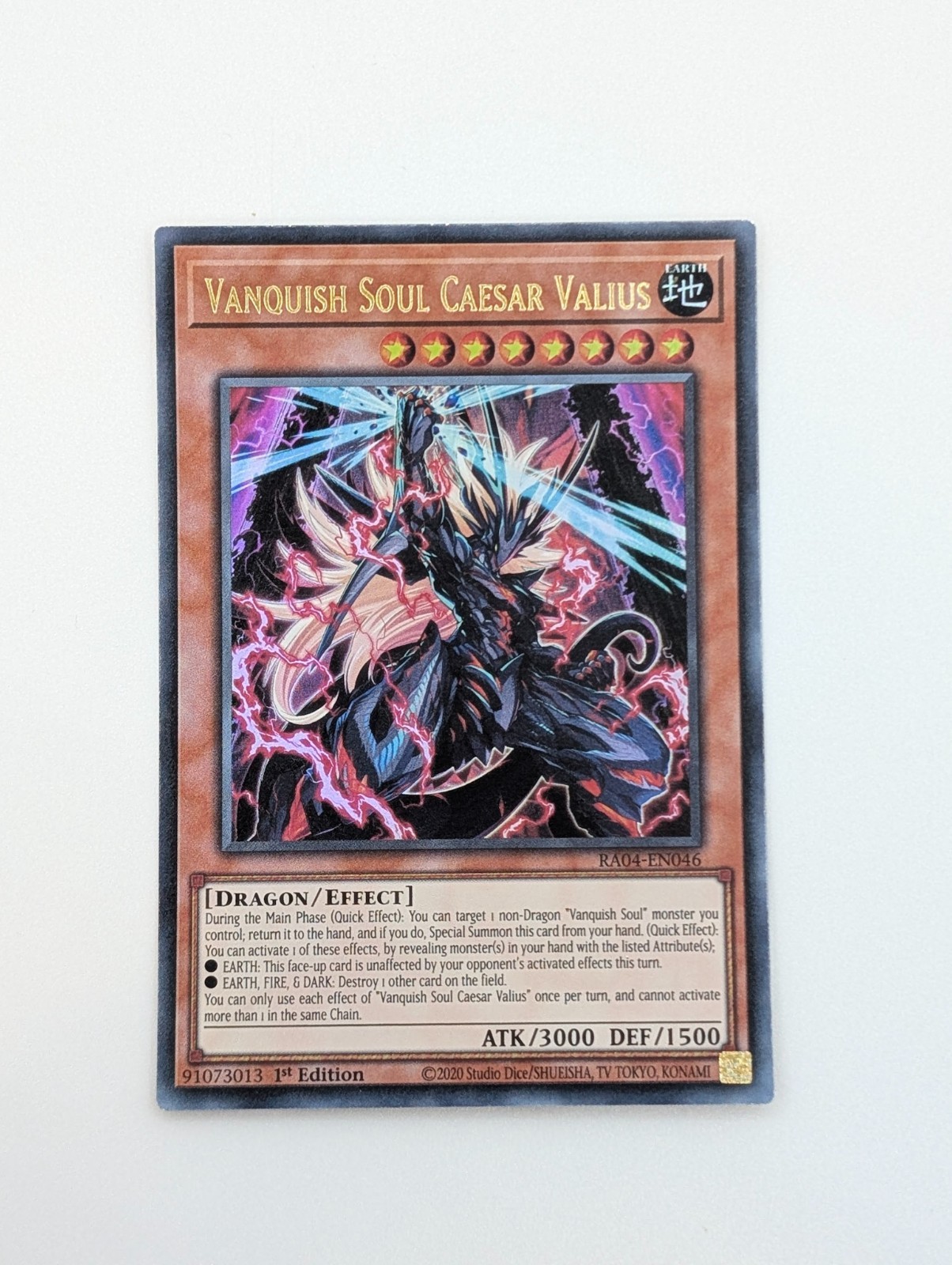 VANQUISH SOUL CAESAR VALIUS - Ultra Rare - RA04-EN046 - 1st Ed - NM/M