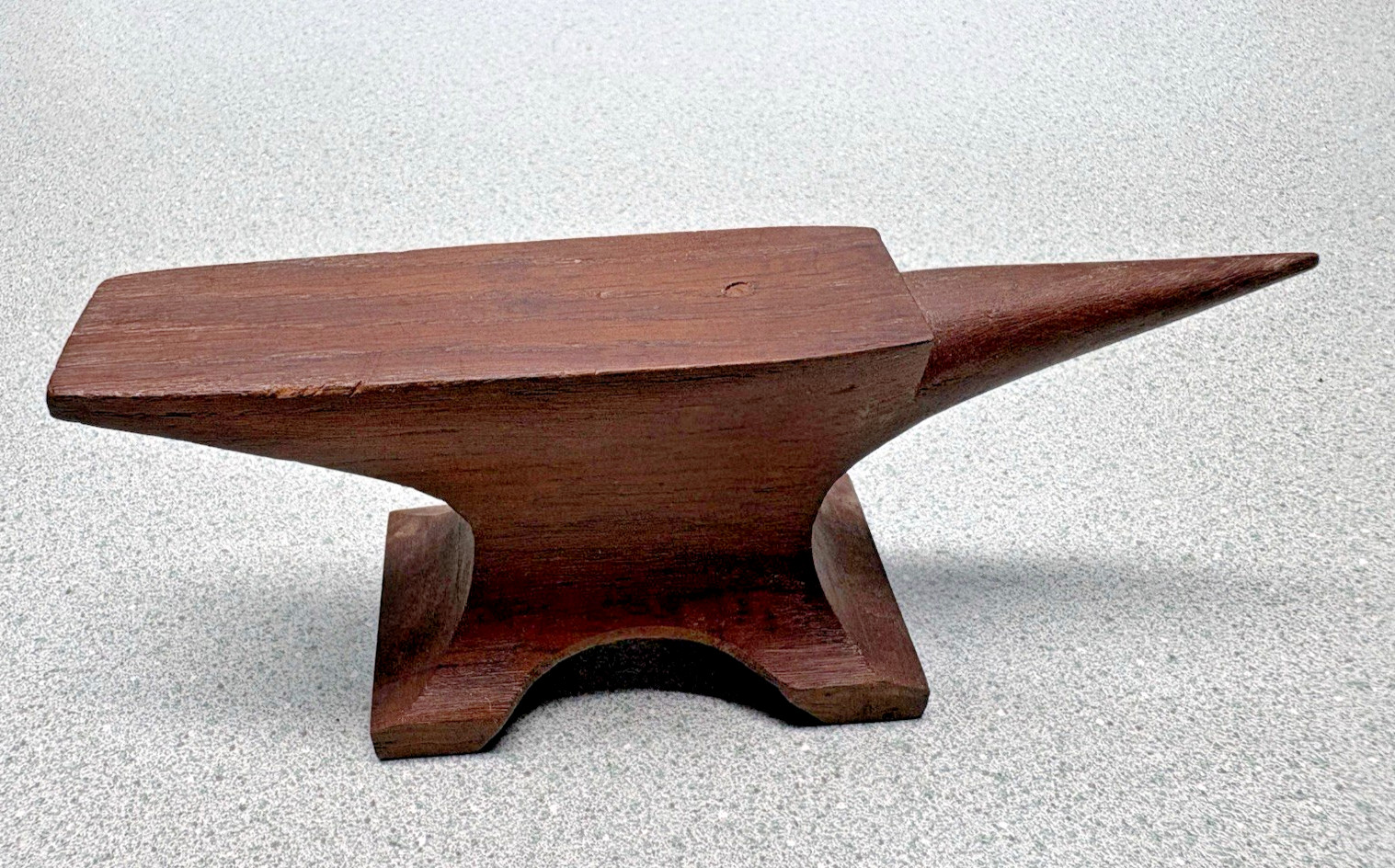 Miniature Blacksmith Wooden ANVIL Tool Collectible nice