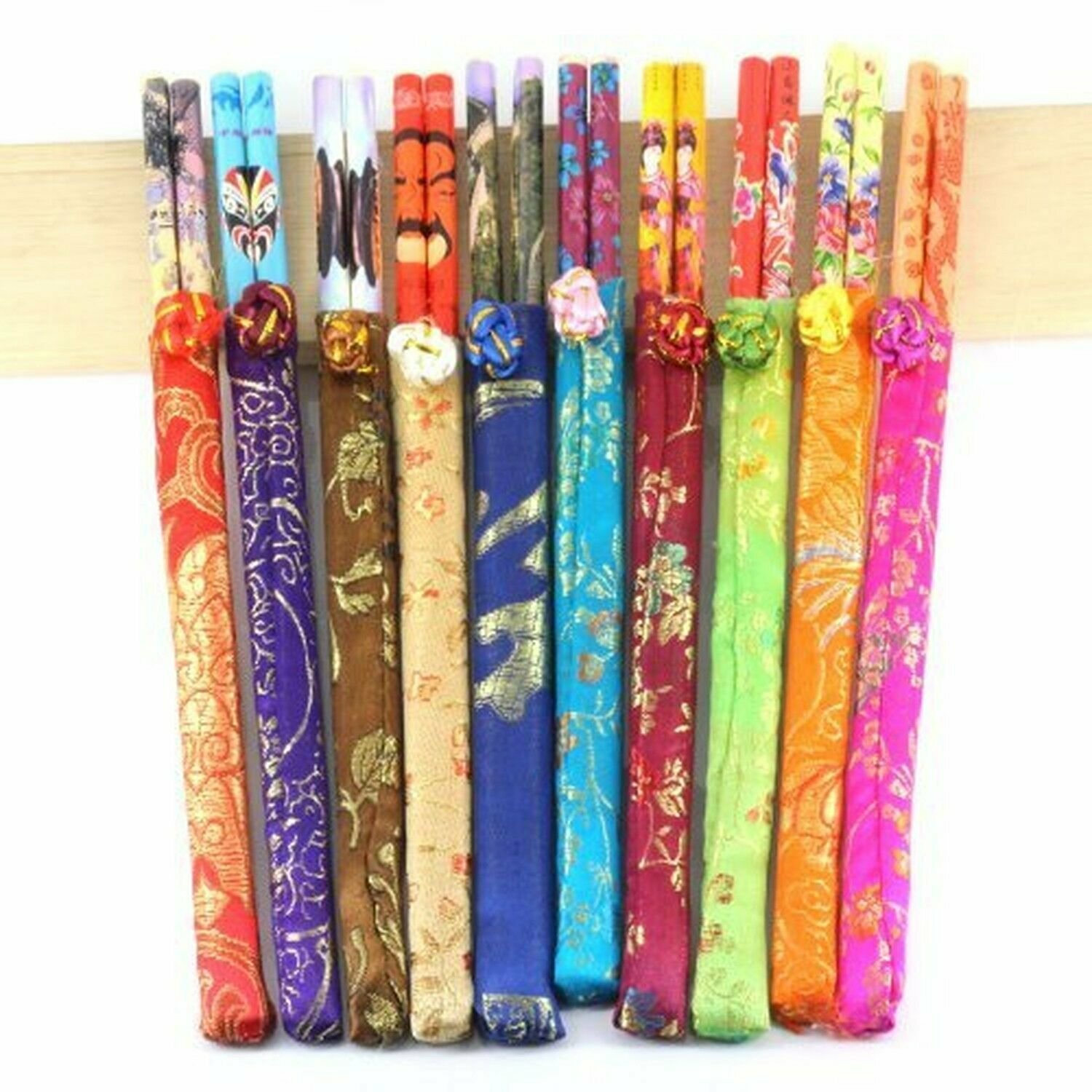 10 Pairs Chinese Bamboo Chopsticks