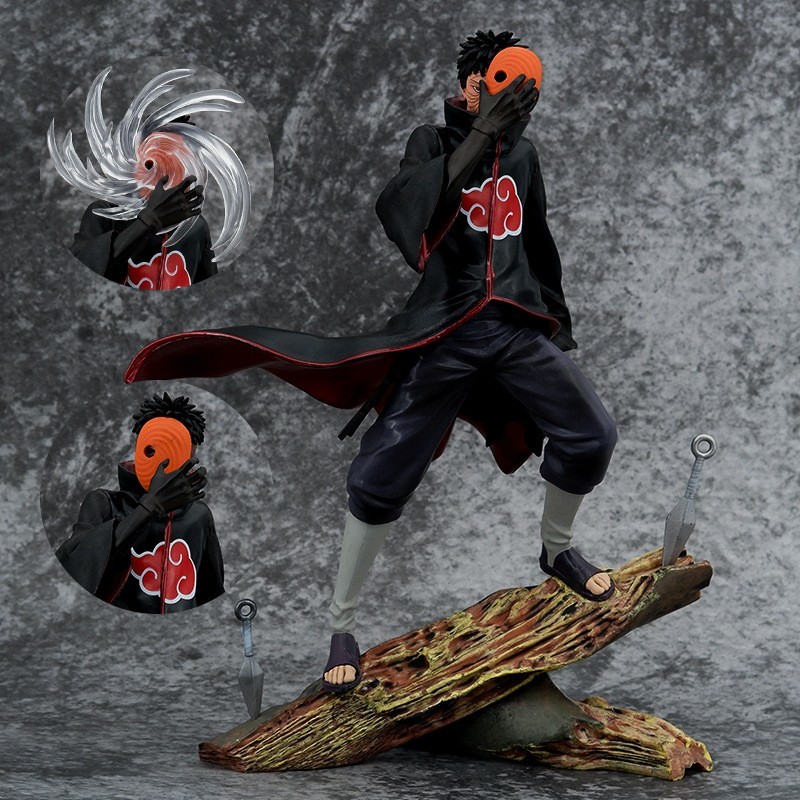 Naruto Uchiha Obito Tobi 10 Inch PVC Action Figure Collectible Statue Model