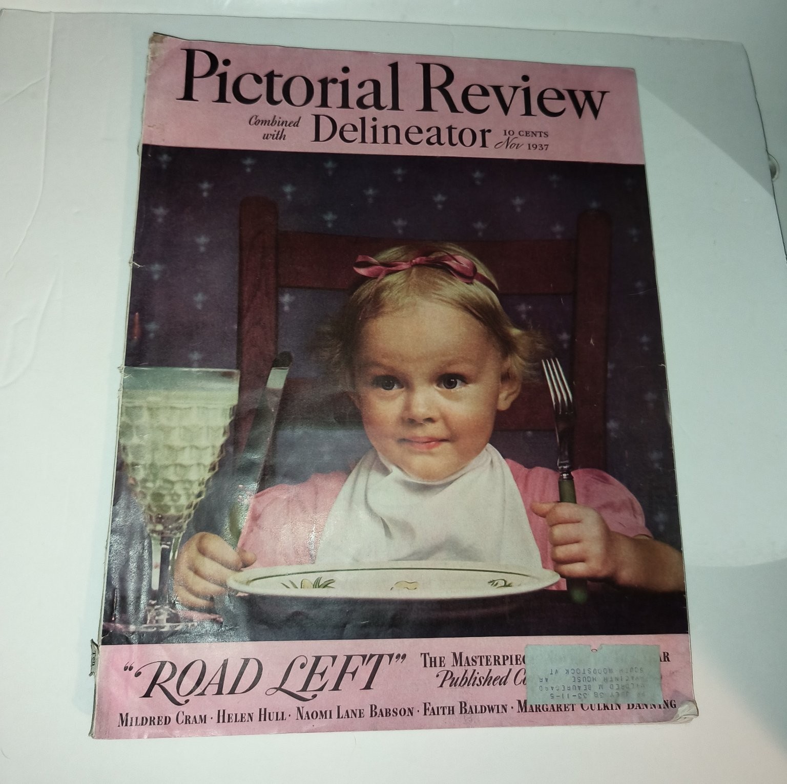 1937 Pictorial Review Magazine Carole Lombard Cover November Delineator Fashion