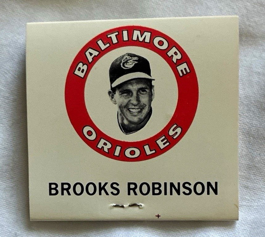 BROOKS ROBINSON Baltimore Orioles Collectible Vintage Matchbook 1970