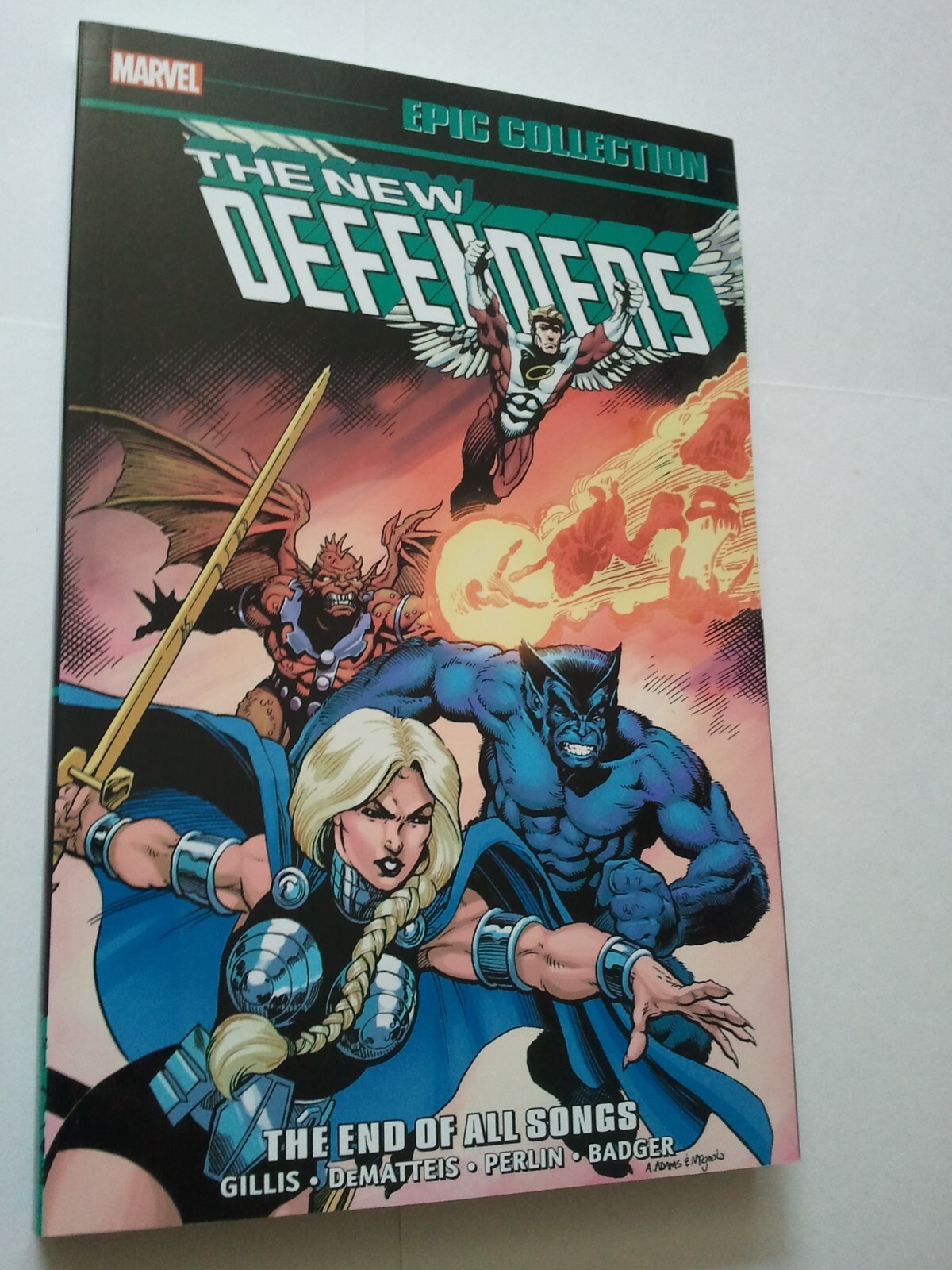 New Defenders Epic Collection End of All Songs TP DeMatteis NM 1stP Manslaughter