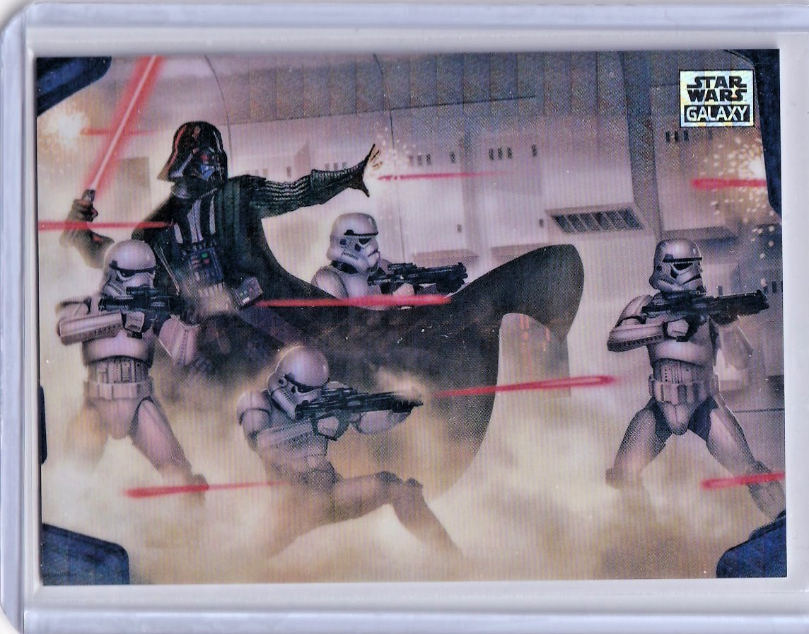 2025 Topps Star Wars Galaxy Dark Entrance #61 DARTH VADER  Prism Refractor /75