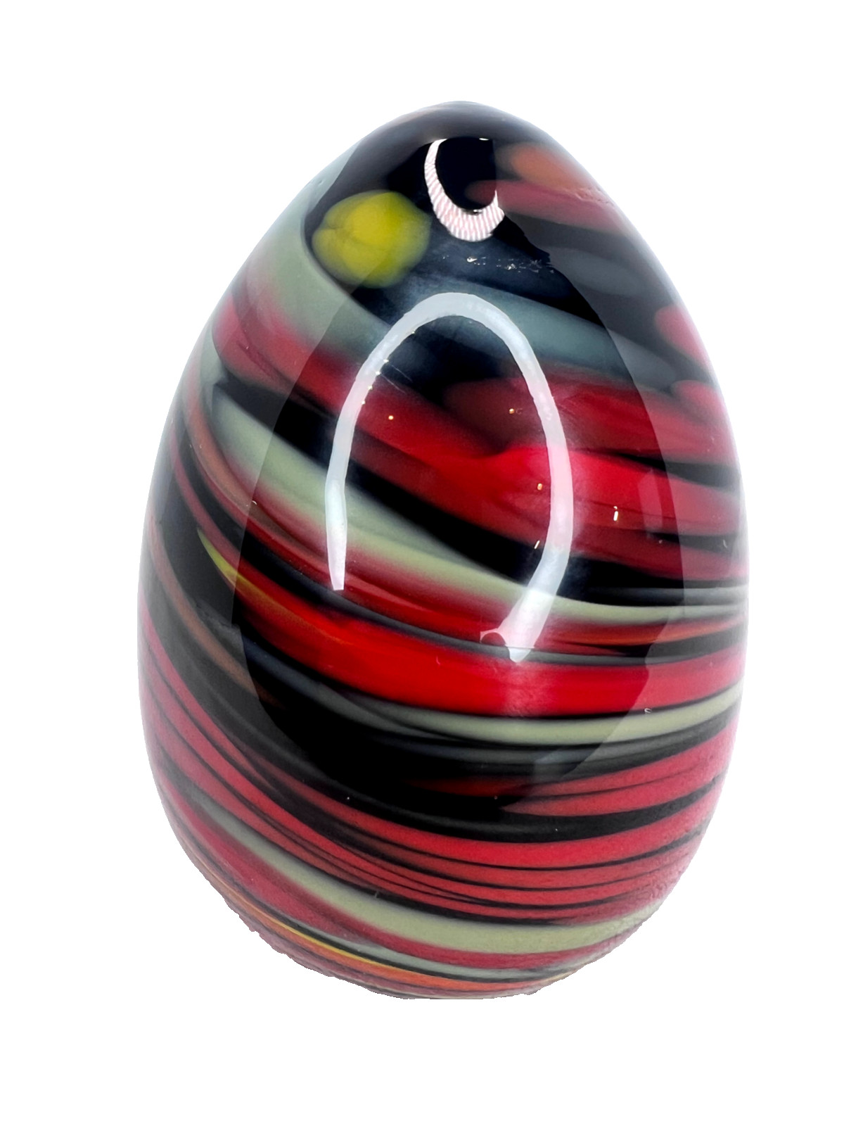 Fenton Dave Fetty Swirl Crayons Egg Multi Color Stamped - 5\