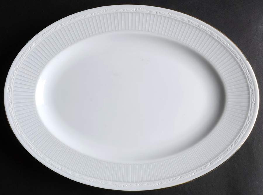 Noritake Sheridan Gold Oval Serving Platter 1321027