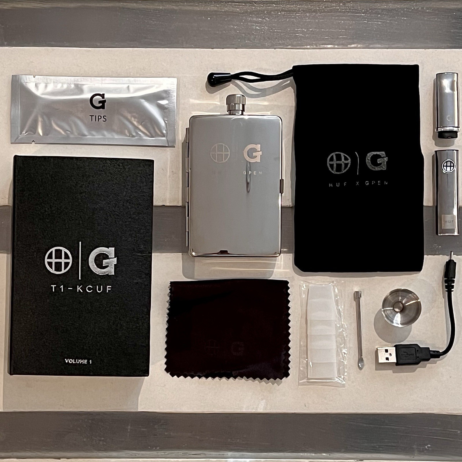 HUF x G Pen T1-KCUF Complete Box Set Rare Collector Edition NEW