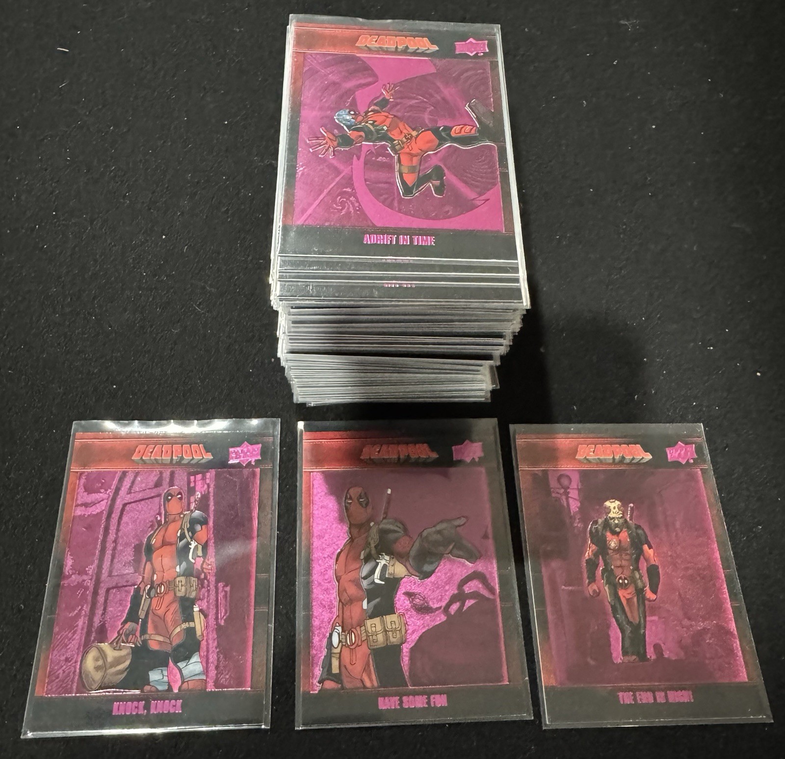 2018 Upper Deck Marvel Deadpool Pink Set #1-100