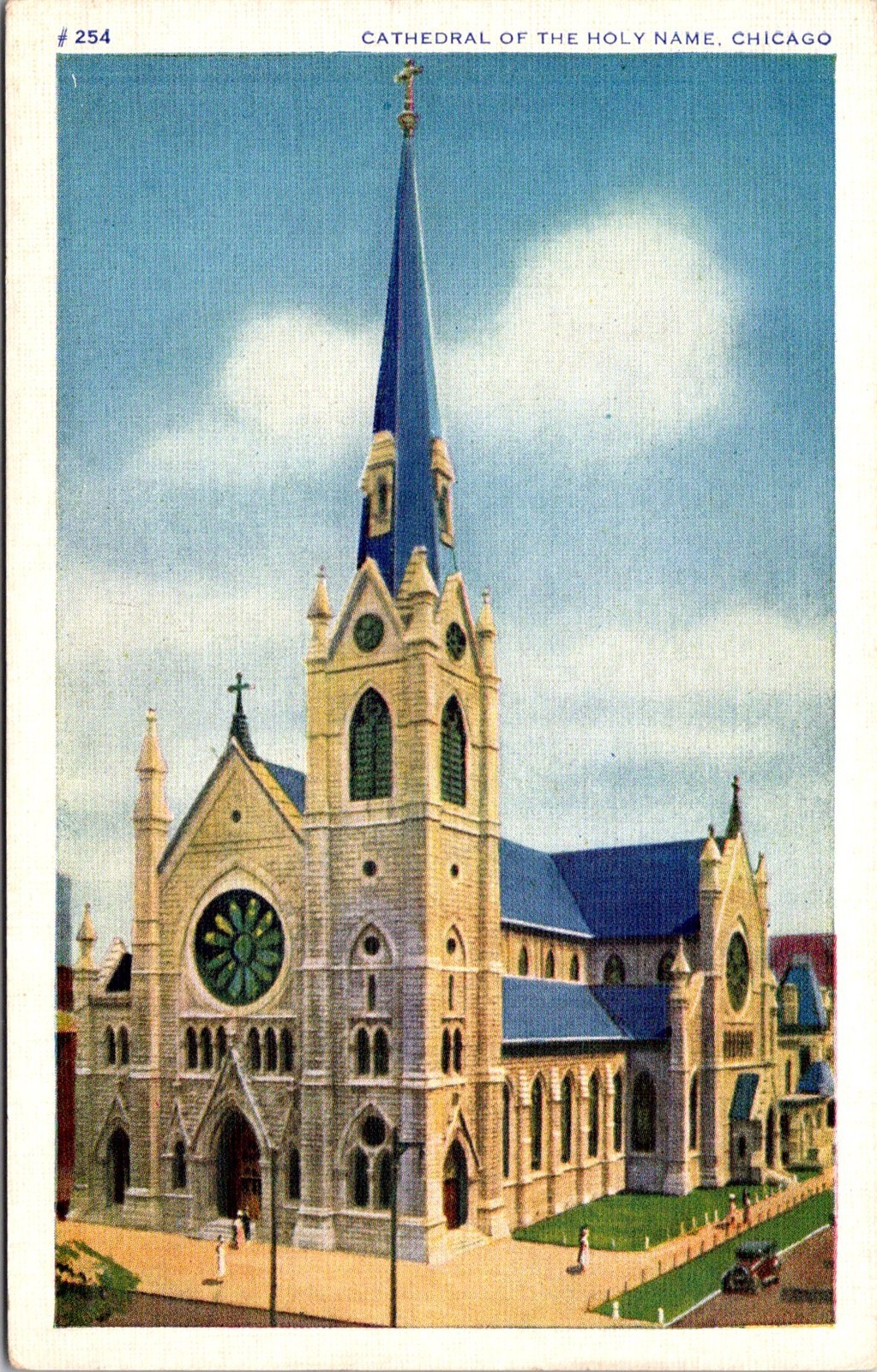 Cathedral Of The Holy Name, Chicago, IL. Postcards unused 55728