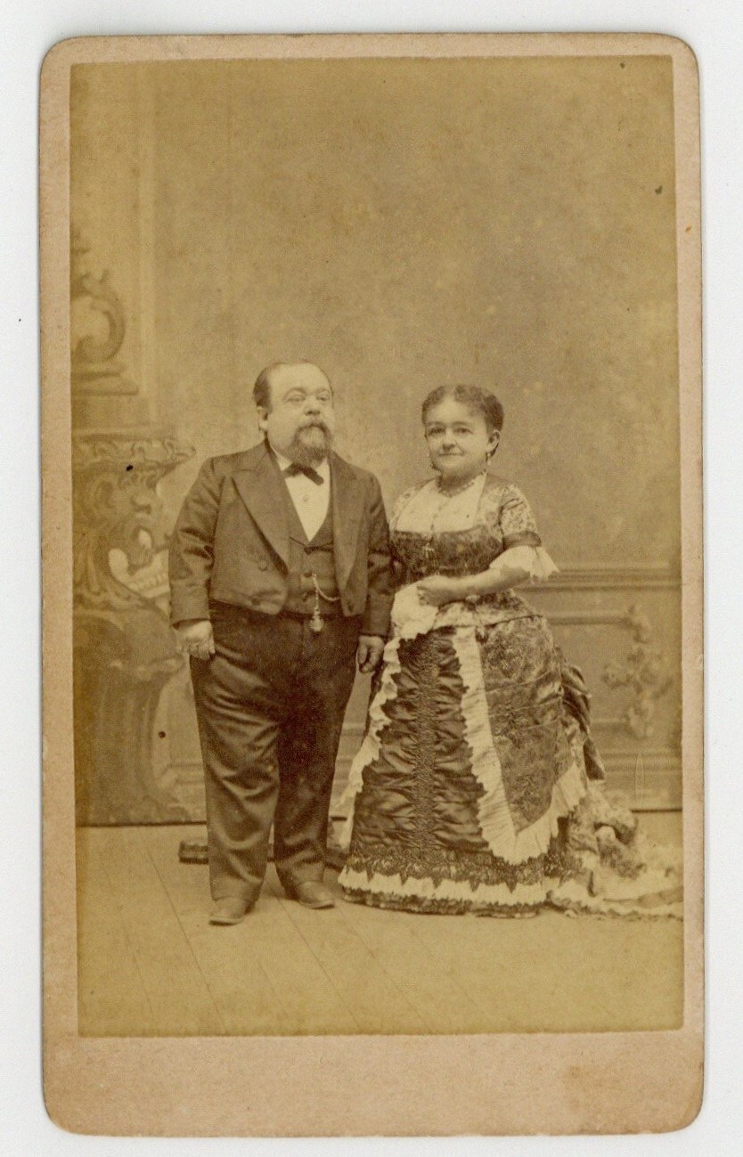 Gen Tom Thumb 1870 Circus Sideshow PT Barnum Lavinia Warren Charles Stratton CDV