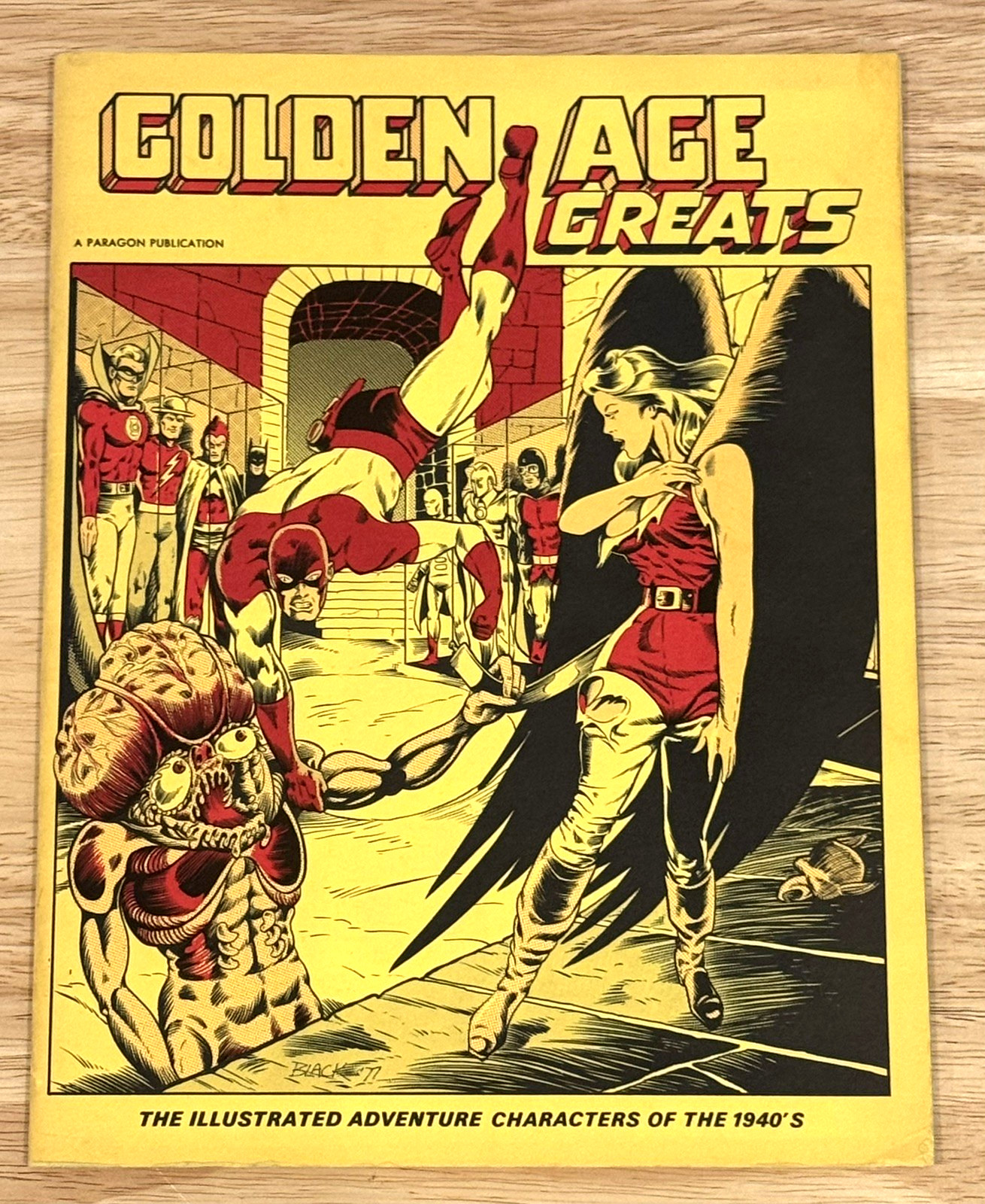 Golden Age Greats #1  VIntage Comic Fanzine / Pin-Up Magazine by Paragon 1974