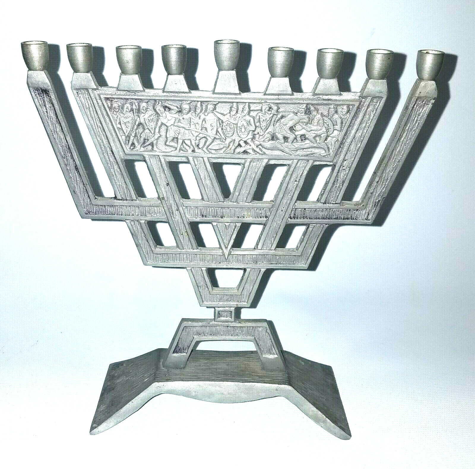 Antique Jewish Menorah Journey To Promised Land Israelites Hanukkah Jew Desert