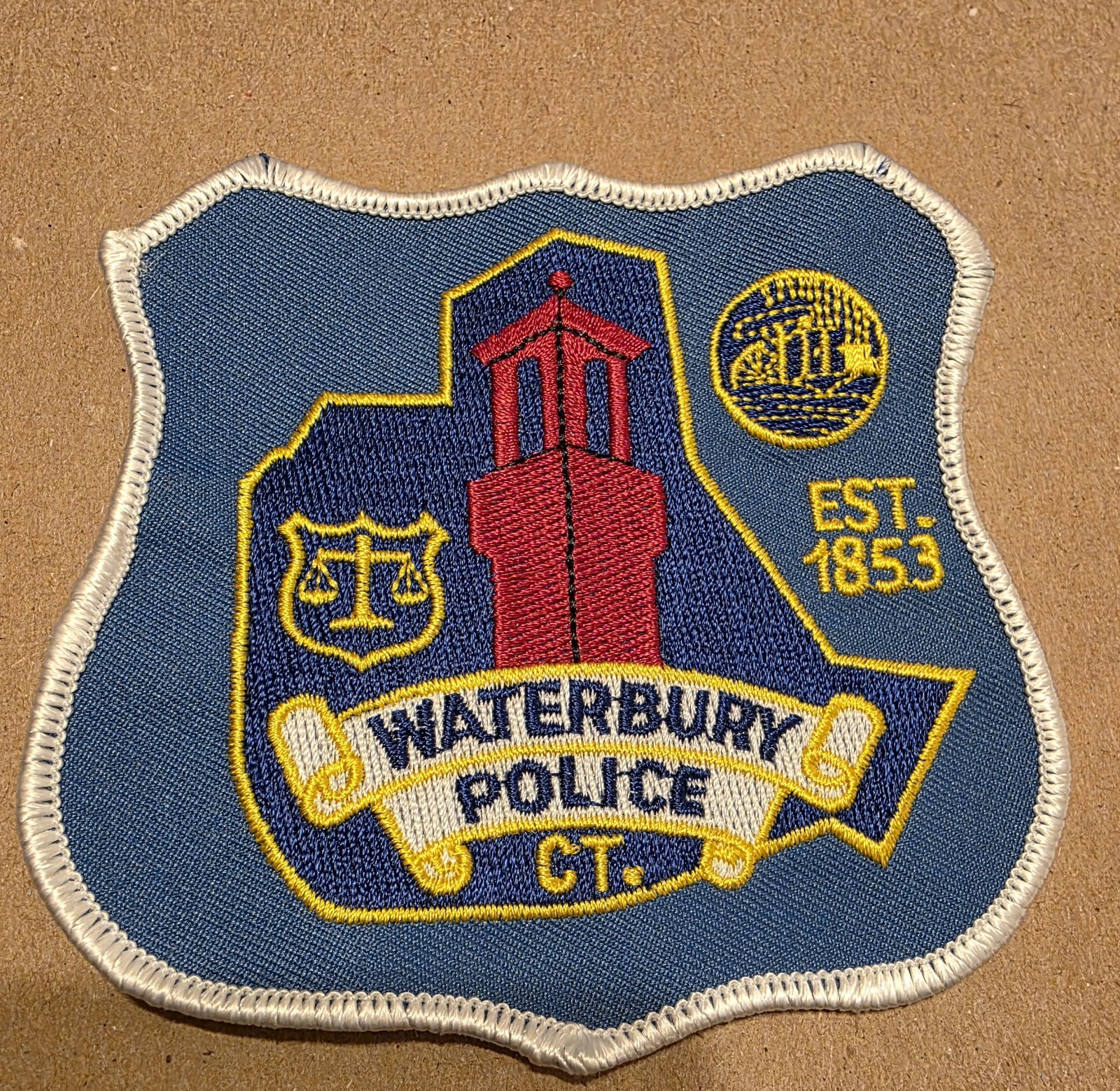 Waterbury Connecticut Police Patch