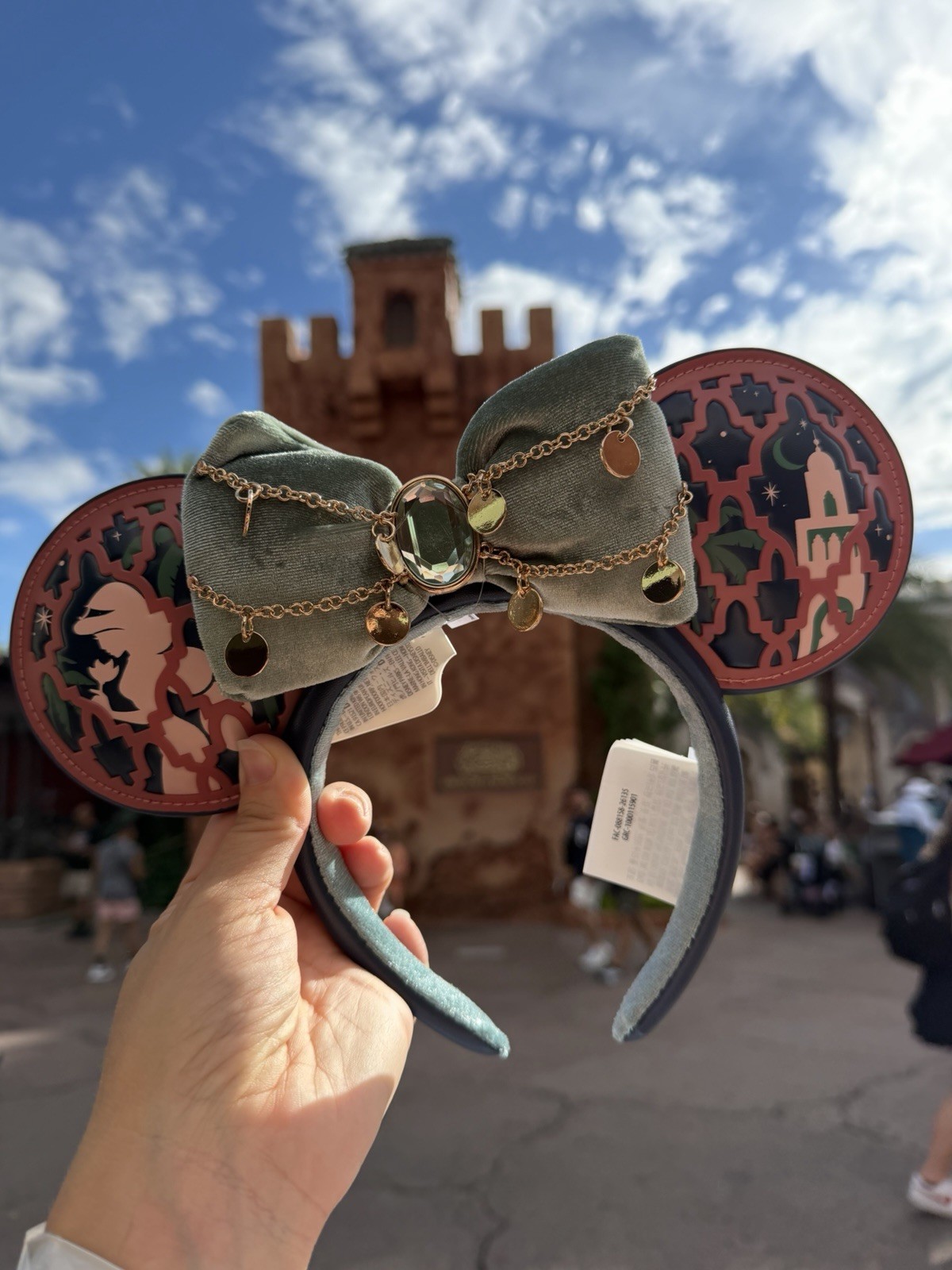2026 Disney Parks Morocco Princess Jasmine Aladdin Headband Ears NEW