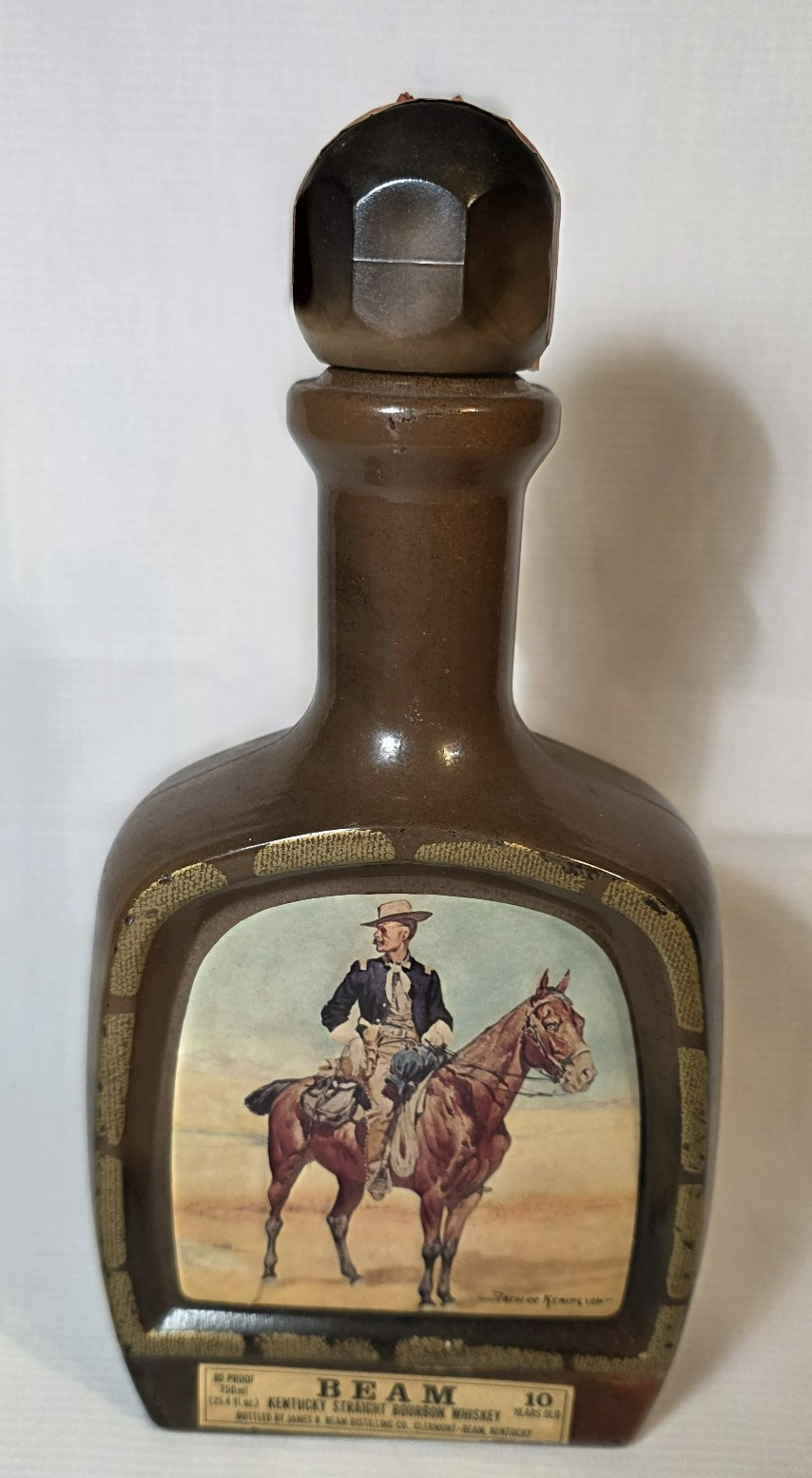 Vintage 1979 Empty Remmington Decanter Featuring Lieutenant S.C. Robertson USA Vintage 1979 Empty Remmington Decanter Featuring Lieutenant S.C. Robertson USA