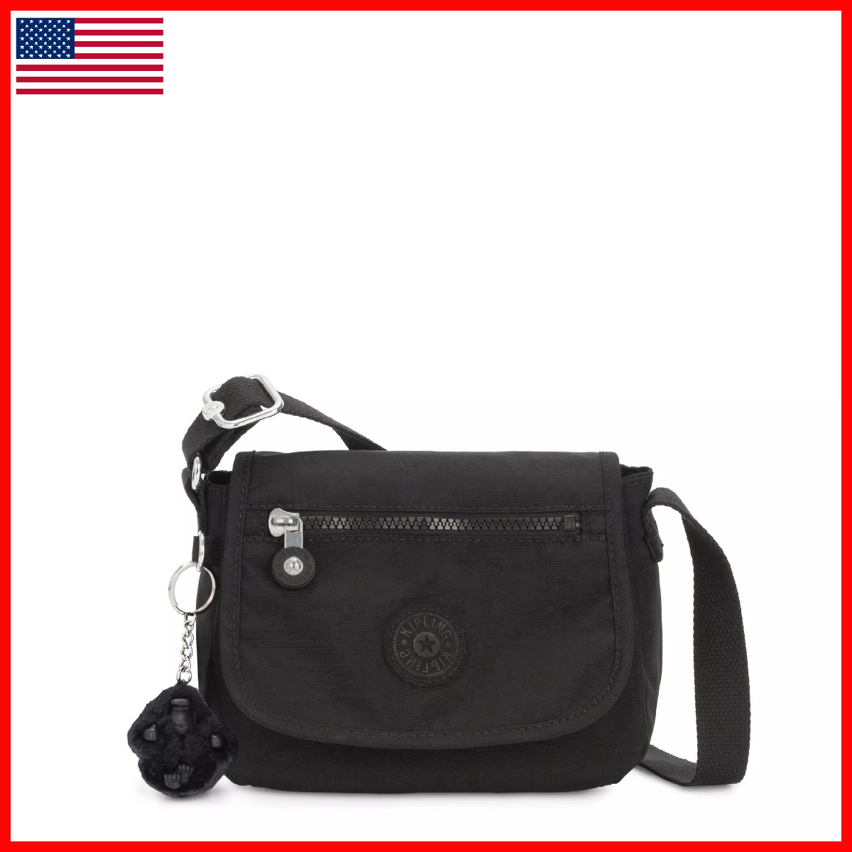 Kipling Womens Sabian Mini Crossbody Bag Lightweight Everyday Purse Shoulder