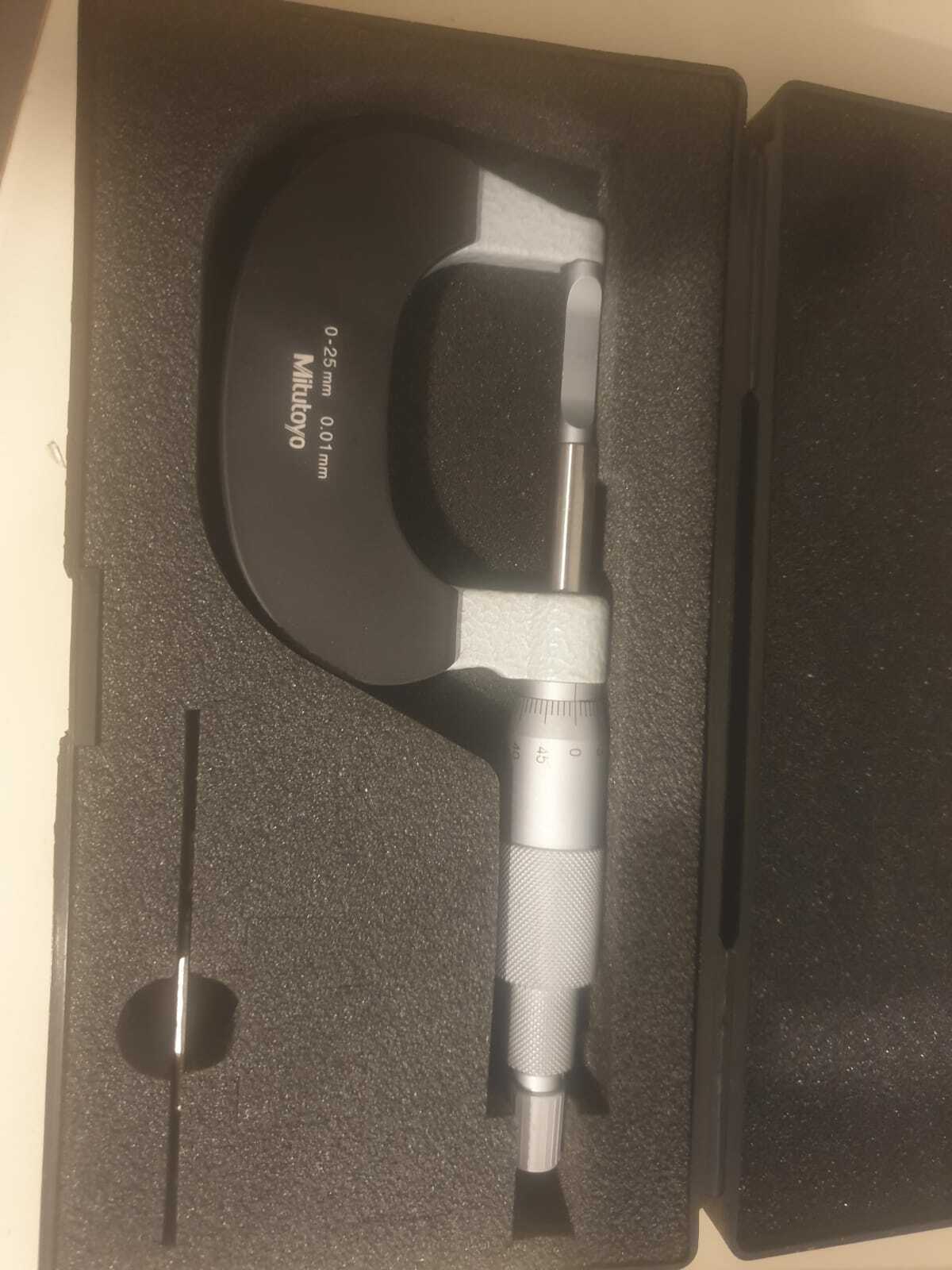 Mitutoyo micrometer 0-0.25mm  0.01mm