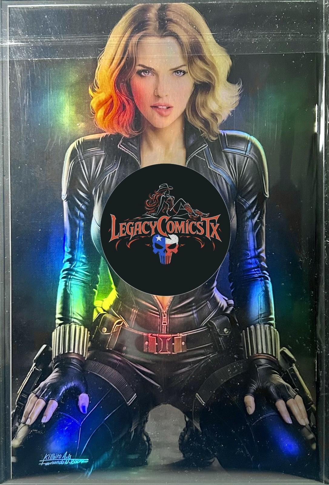MINT FOIL* Sling Blade Comics🔥 Black Widow 🔥 Fernando Rocha • Cvr A Semi-Nice