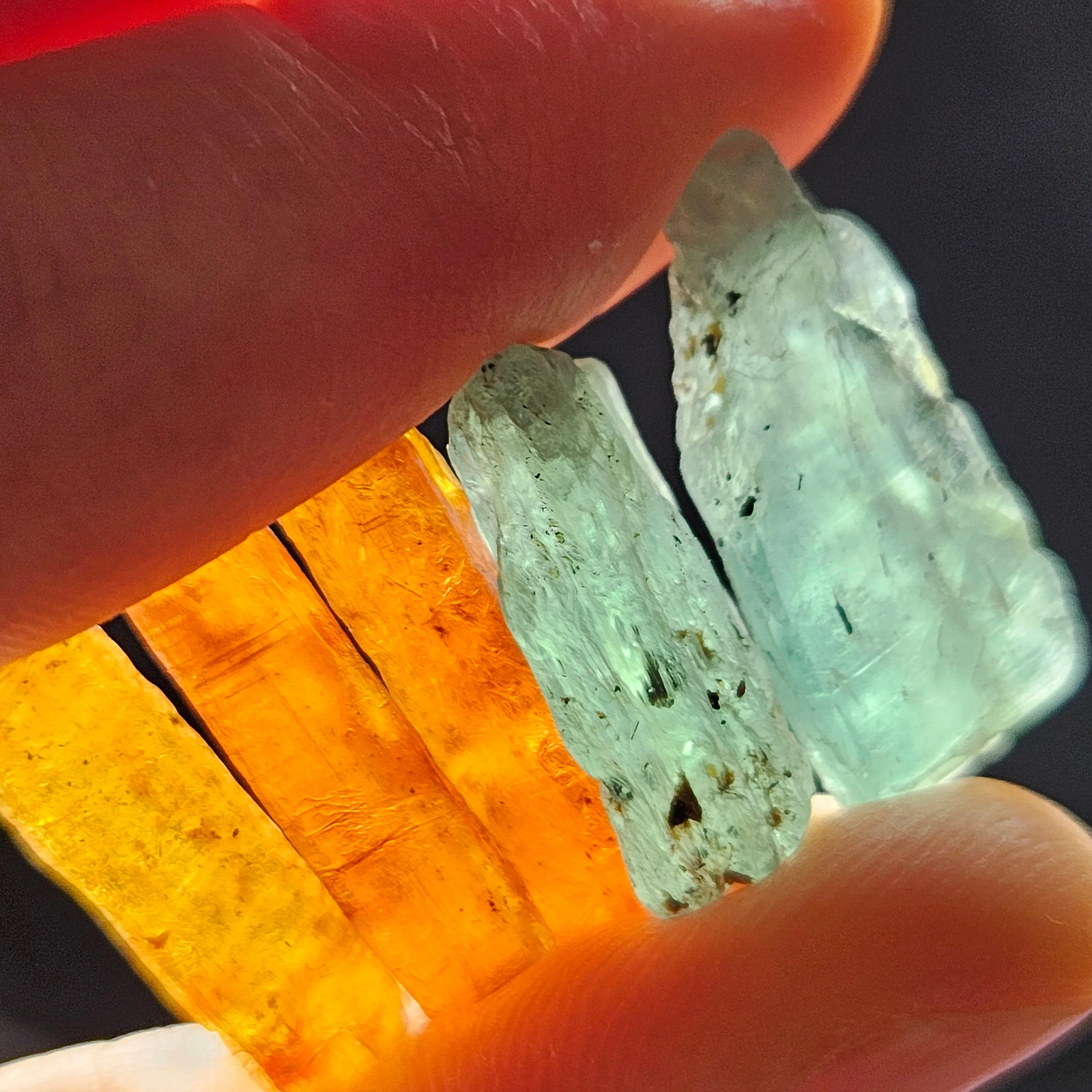 Orange & Green Kyanite