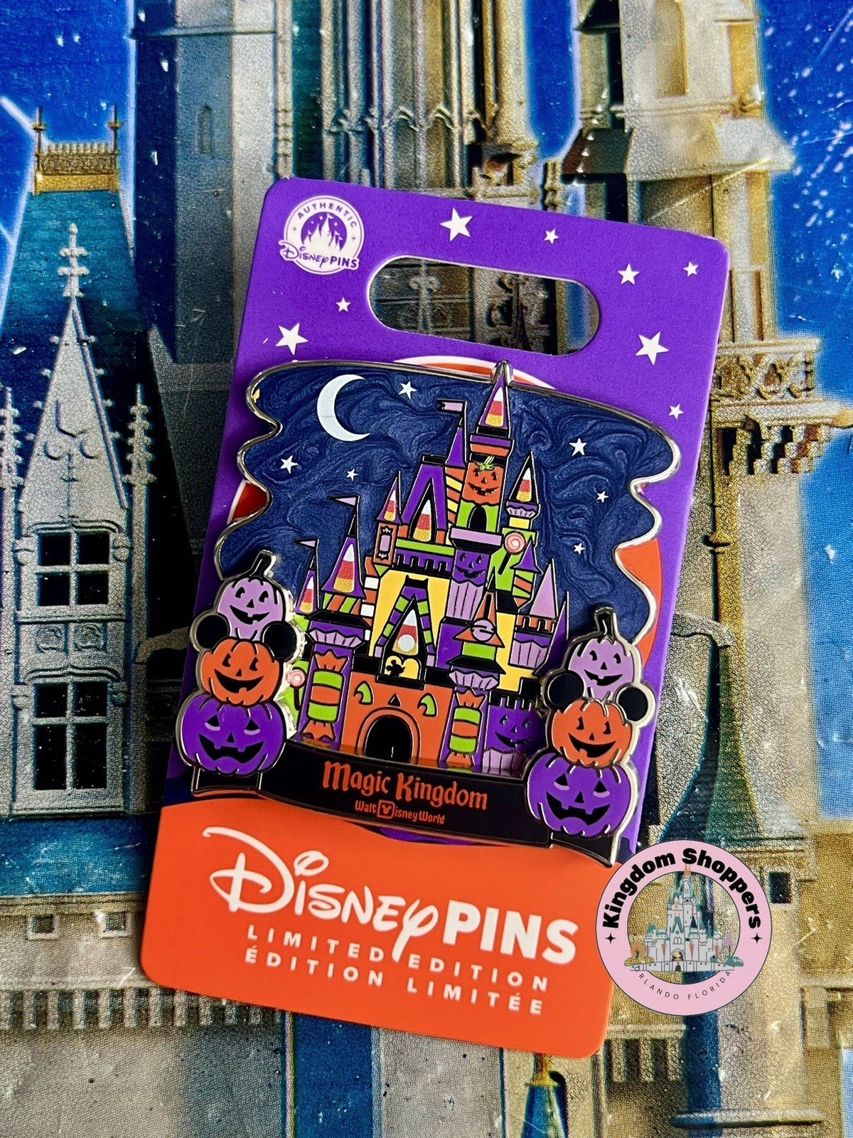 2026 Disney Parks Walt Disney World Halloween Cinderella Castle LE 4000 Pin