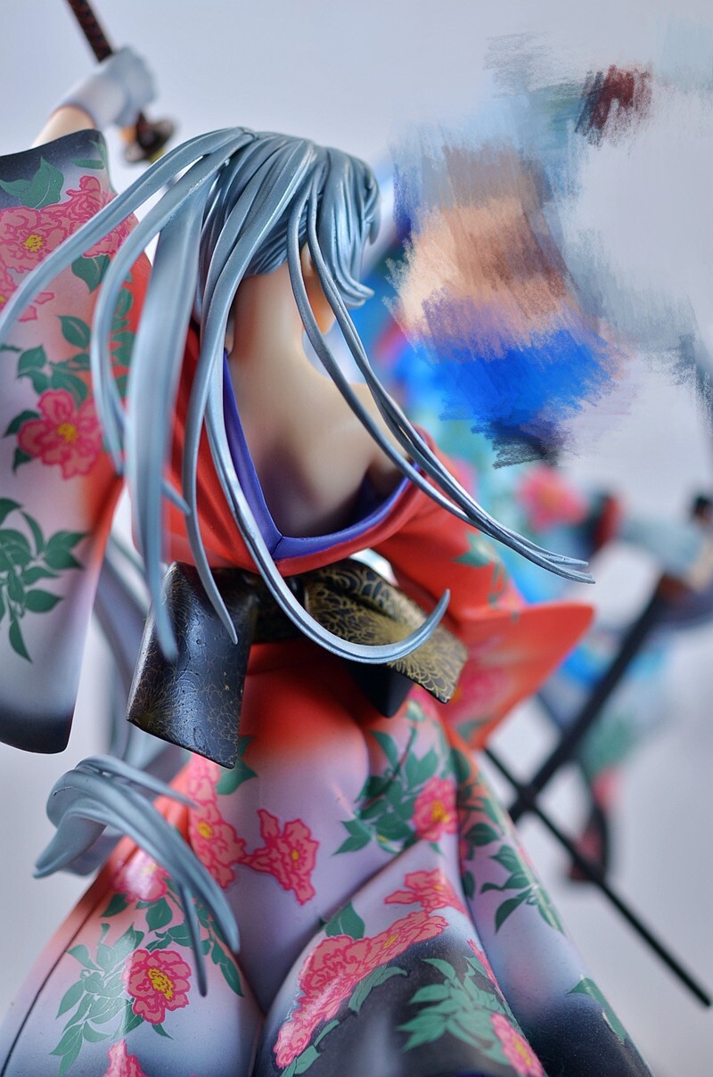 Ikki Tousen Shiryu Choun Comic Vol. 14 Illust ver. 1/6 Scale PVC Figure (red)