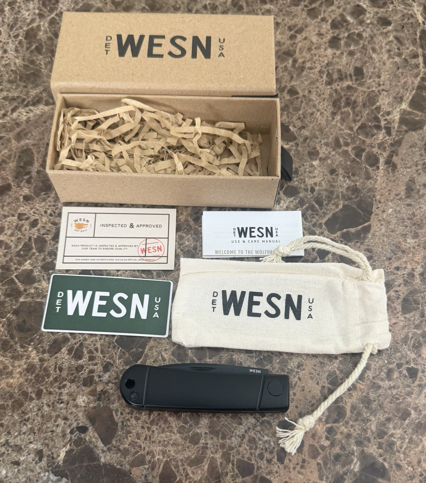 New WESN The Henry Blackout Pocket Knife New WESN The Henry Blackout Pocket Knife