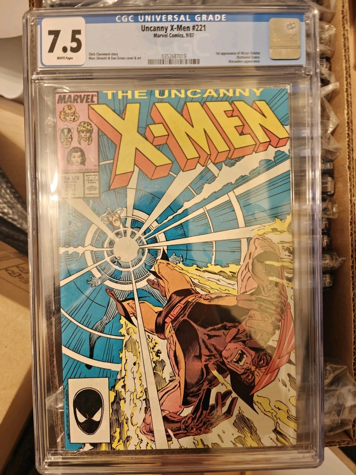 The Uncanny X-Men #221 (Marvel Comics September 1987) CGC 7.5 Mr. Sinister