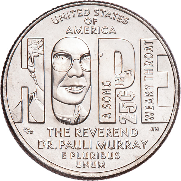USA - 2024D - Washington ¼ $ - Rev. Dr. Pauli Murray - Direct from US Mint
