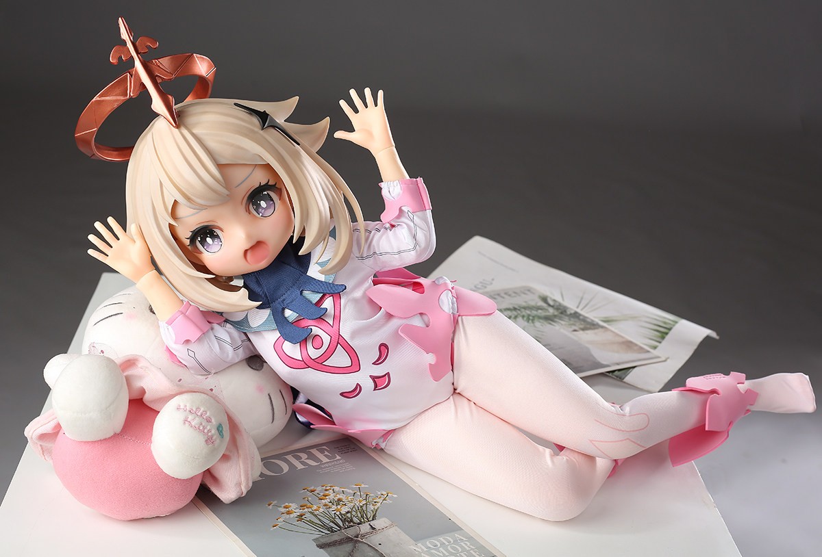 Paimon 65CM Movable Silicone Figurine Anime Dolls Cos Toys Gifts Collectibles