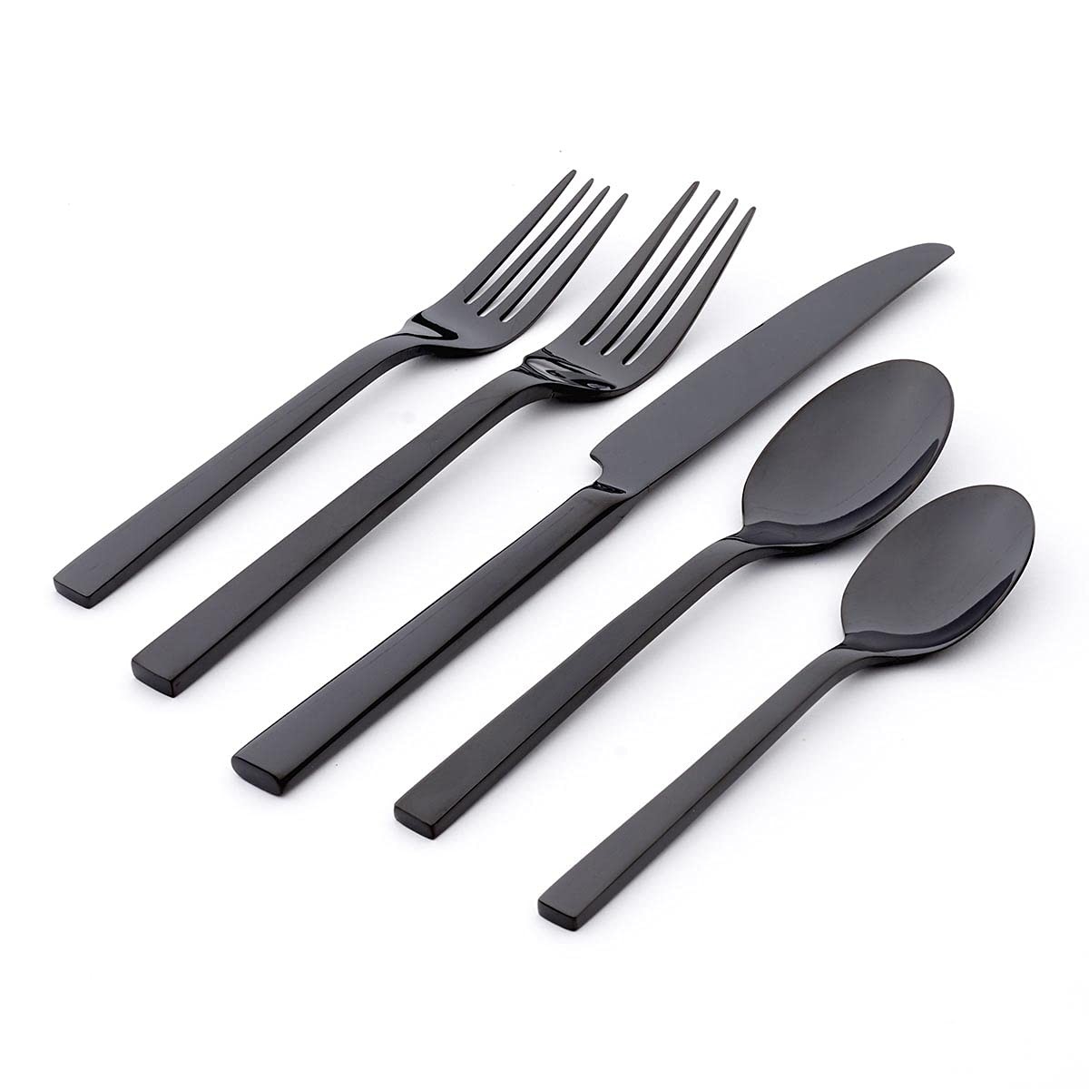 Oneida Chef\'s Table Black 20 Piece Everyday Flatware Set, Service for 4