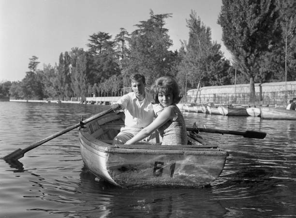 Spanish Actors Gil Vidal And Maria Silva 1964 Old Photo