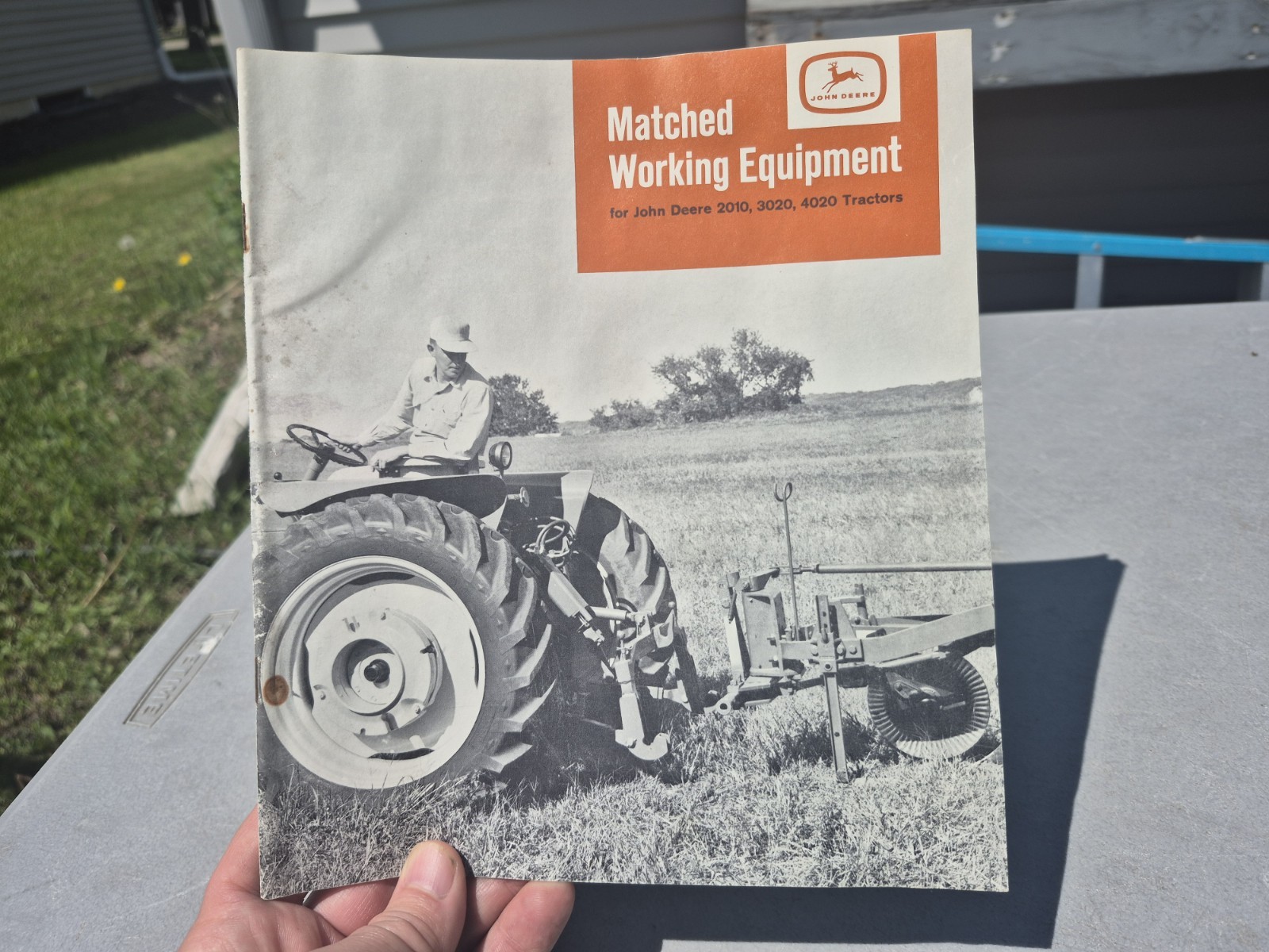 1963 John Deere Tractors 2020 3020 4020 Matched Working Equipment Brochure
