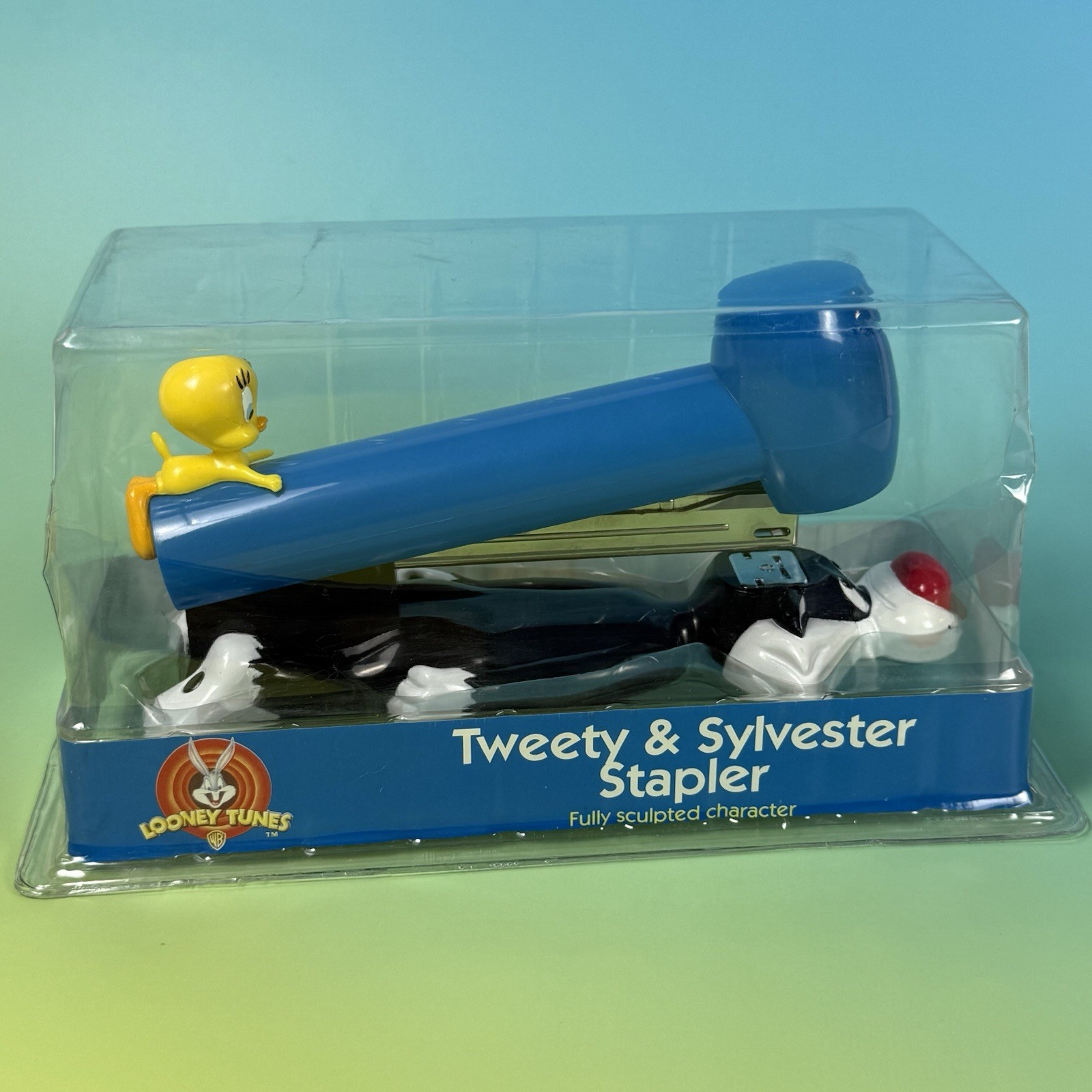 Vintage Looney Tunes Sylvester & Tweety Bird Stapler 1998 Warner Bros Brand New