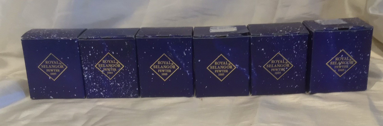 Vintage Royal Selangor Pewter lot of six