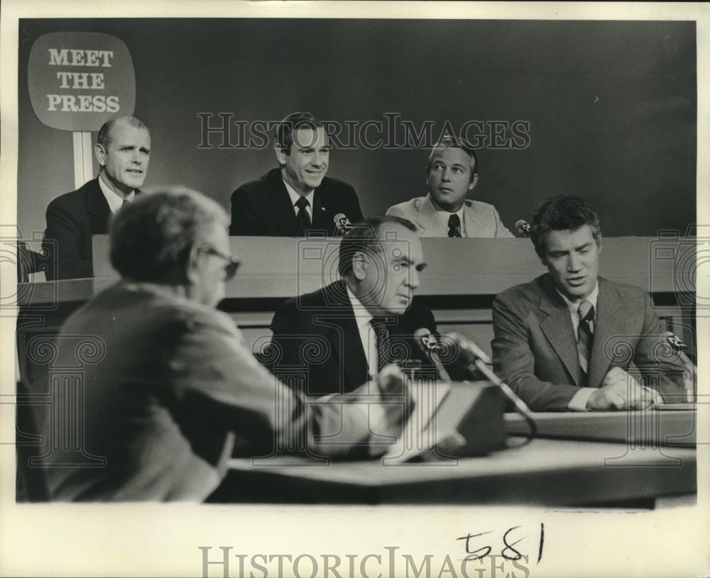 1975 Press Photo Governor Edwards, Meet the Press - nob08395