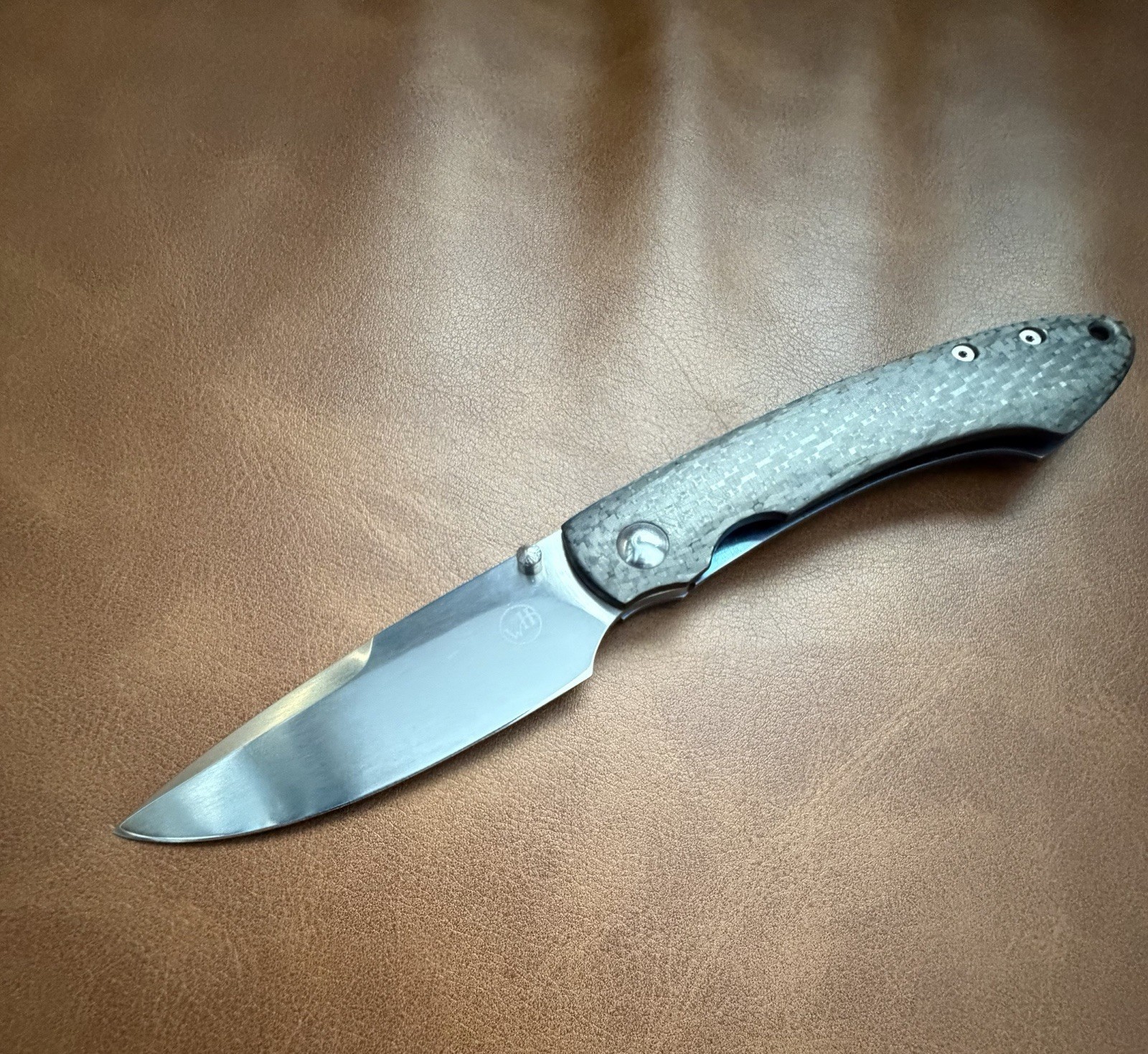 Rare Vintage William Henry B12 Carbon Fiber Titanium Liners Folding Knife Rare Vintage William Henry B12 Carbon Fiber Titanium Liners Folding Knife