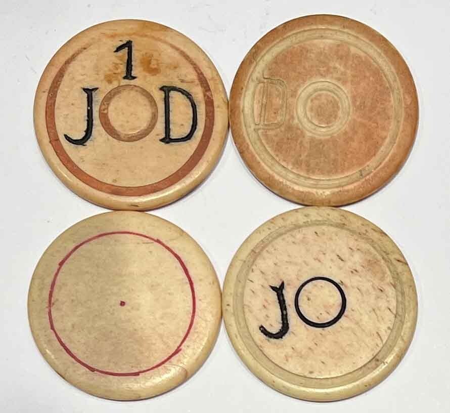 Uruguay 1920´ antique casino tokens games made in bone \