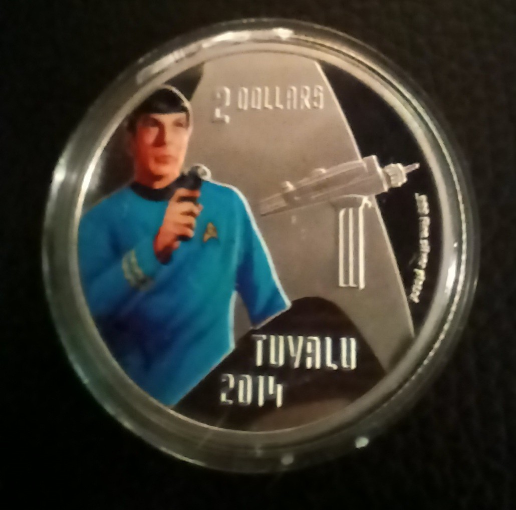 Spock & Lieutenant Nyota Shura coins (Silver Plated )