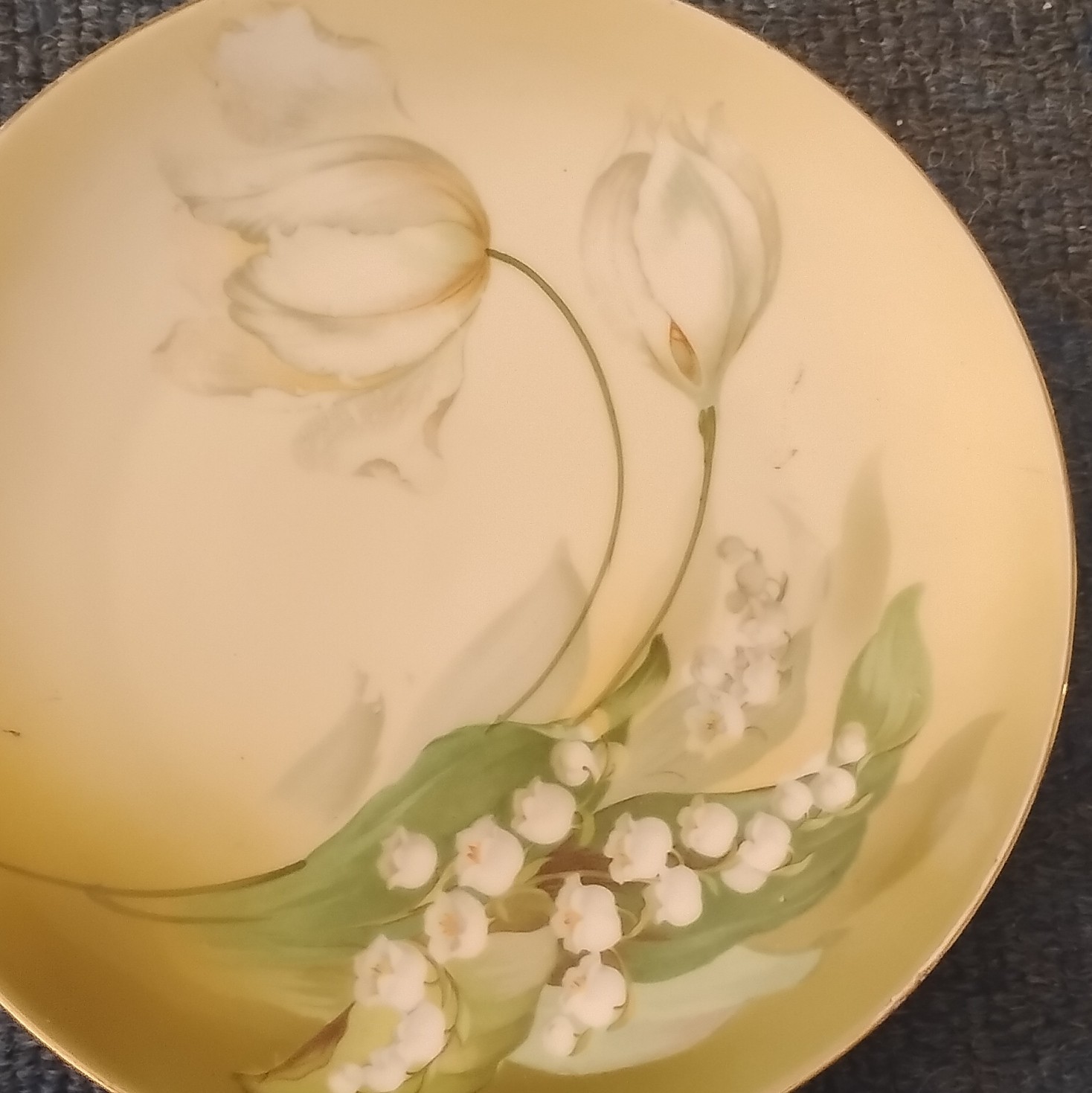 Antique R.S. Germany (Reinhold Schlegelmilch) Floral Porcelain Plate