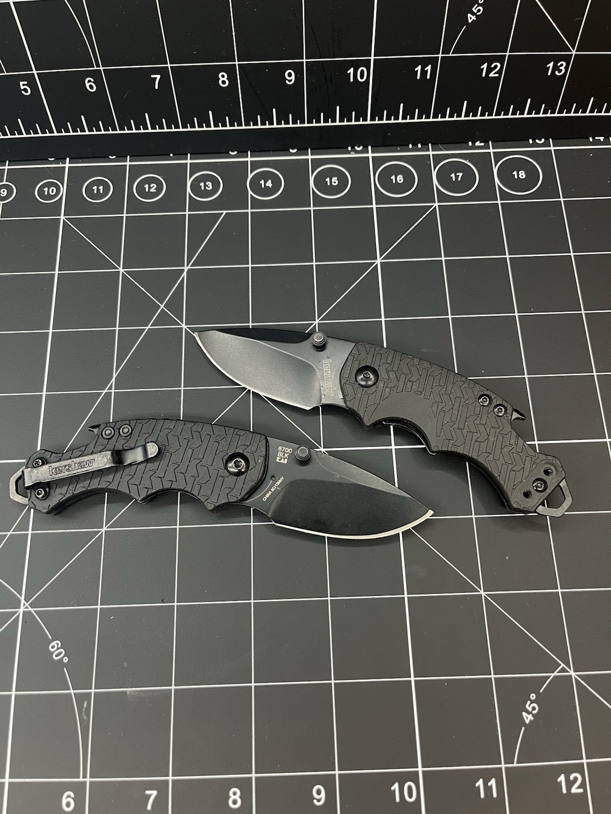 1 (one) Kershaw Shuffle 8700 Pocket Knife & Bottle Opener - Black 